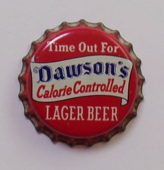 Dawson's Calorie Controlled Lager Beer Crown, New Bedford, MA