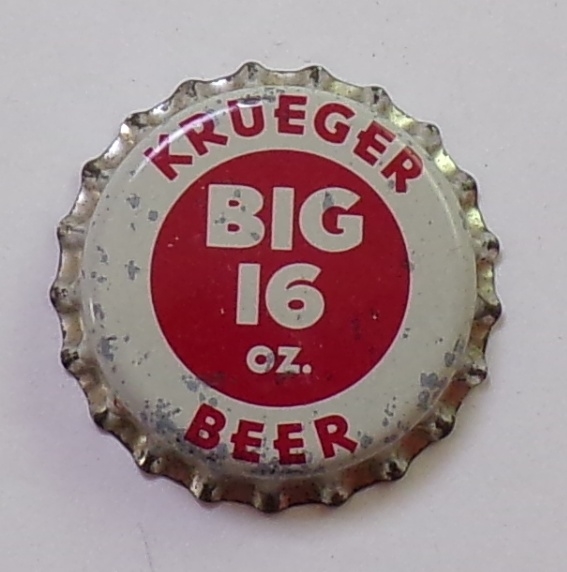 Krueger Big 16 Oz Beer Cork-Backed Crown