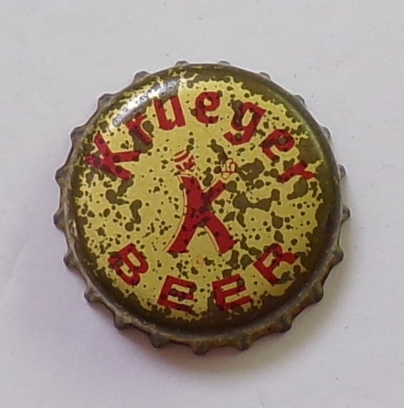 Krueger Beer (Gold) Cork-Backed Crown