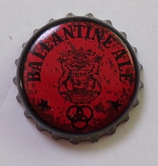 Ballantine  Ale (Red #1) Cork-Backed Crown