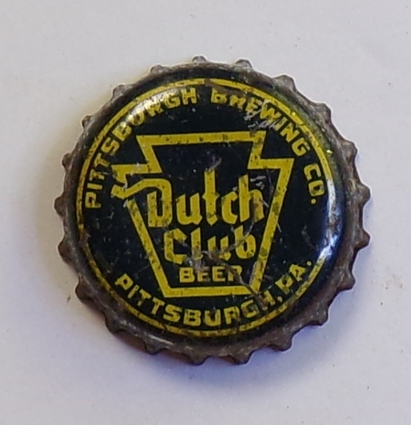 Dutch Club Cork-Backed Crown #1, Pittsburgh, PA