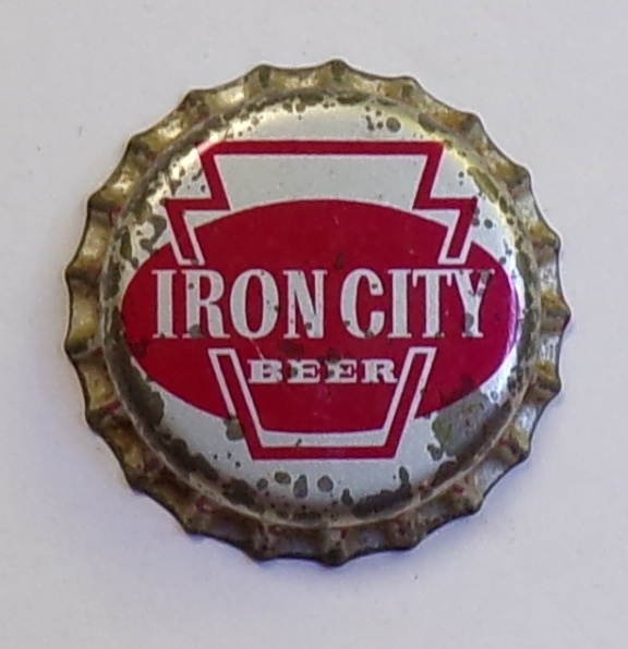Iron City Beer Cork-Backed Crown, Pittsburgh, PA