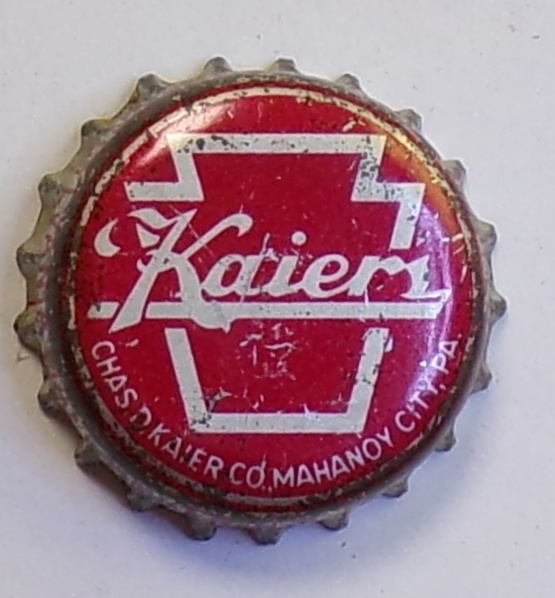 Kaiers Cork-Backed Crown #1, Mahanoy City, PA
