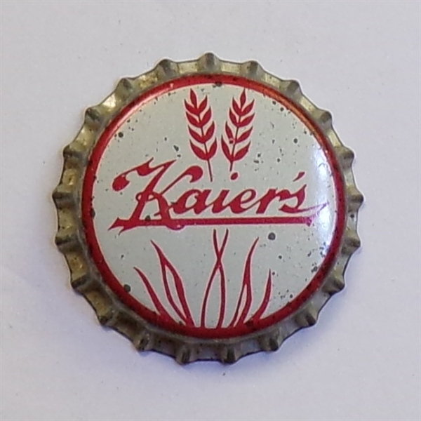 Kaiers Cork-Backed Crown #7, Mahanoy City, PA