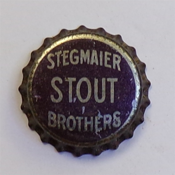 Stegmaier Brothers Stout Cork-Backed Crown, Wilkes-Barre, PA