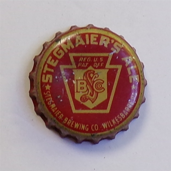 Stegmaier's Ale Cork-Backed Crown, Wilkes-Barre, PA