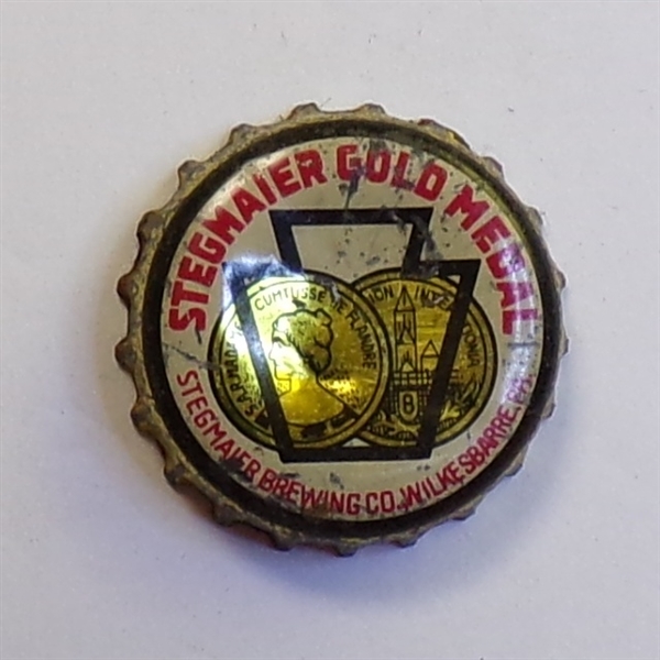 Stegmaier Gold Medal Cork-Backed Crown, Wilkes-Barre, PA