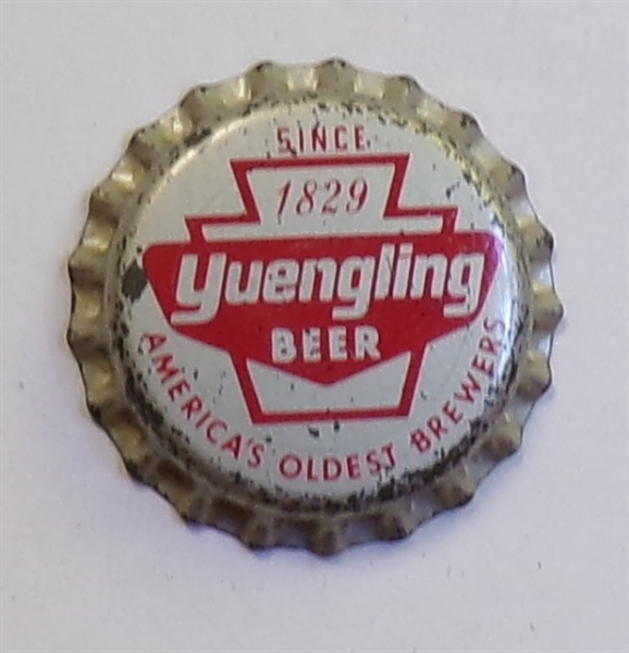 Yuengling Beer Cork-Backed Crown, Pottsville, PA
