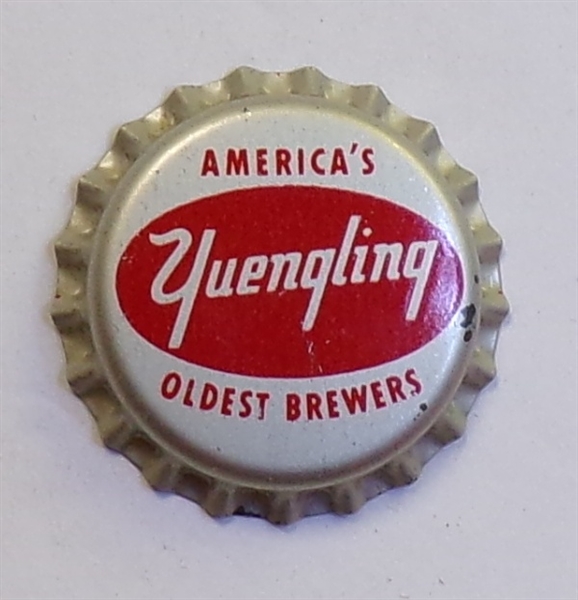 Yuengling Beer Cork-Backed Crown, Pottsville, PA