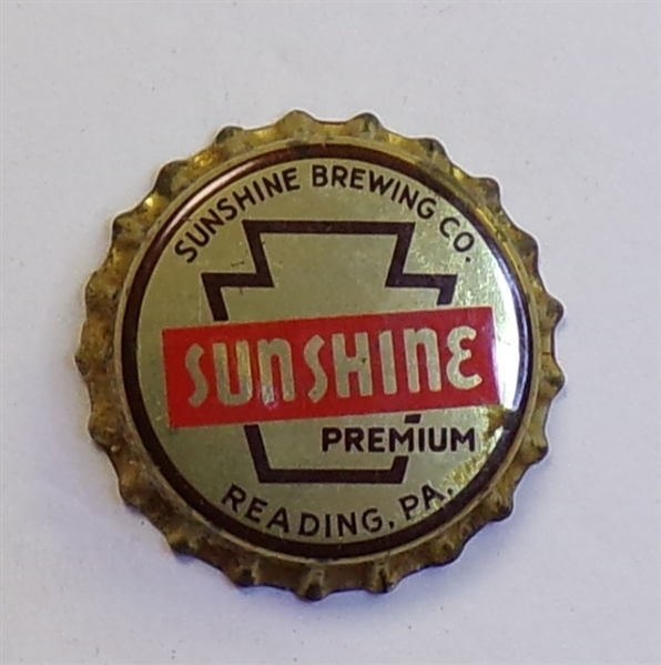 Sunshine Keystone Cork-Backed Crown #2, Reading, PA