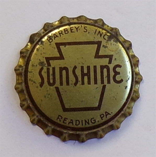 Sunshine Keystone Cork-Backed Crown #6, Reading, PA