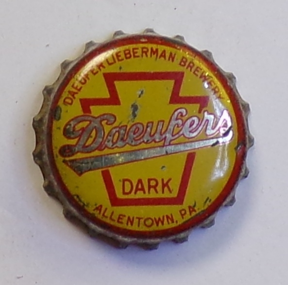 Daeufers Dark Cork-Backed Crown, Allentown, PA