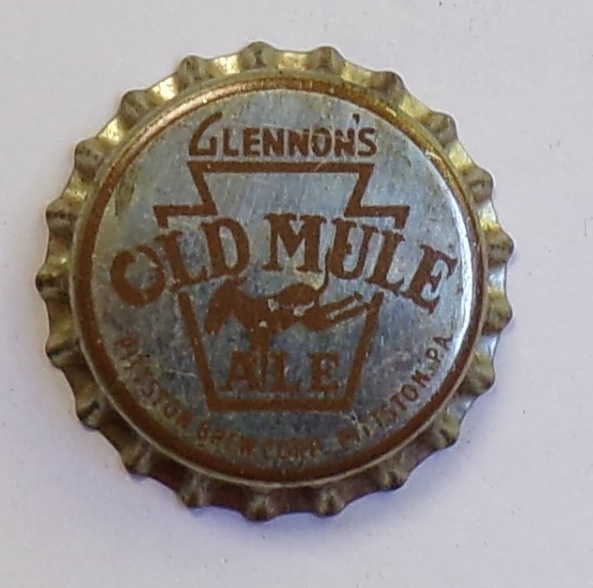 Glennon's Old Mule Ale Cork-Backed Crown