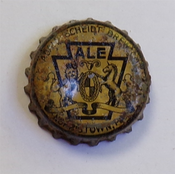 Adam Scheidt Ale Cork-Backed Crown, Norristown, PA