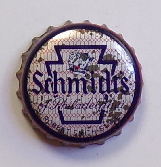 Schmidt's Tiger Head Cork-Backed Crown, Philadelphia, PA