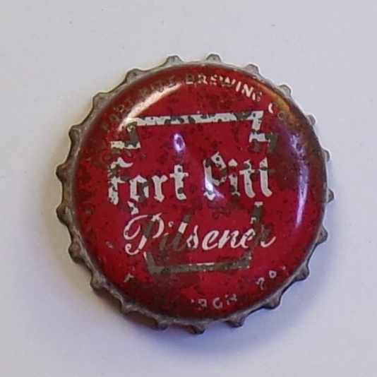 Fort Pitt Brewing Co. Cork-Backed Crown, #10, Pittsburgh, PA