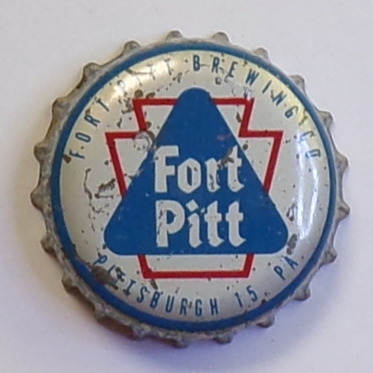Fort Pitt Brewing Co. Keystone Cork-Backed Crown, #11, Pittsburgh, PA