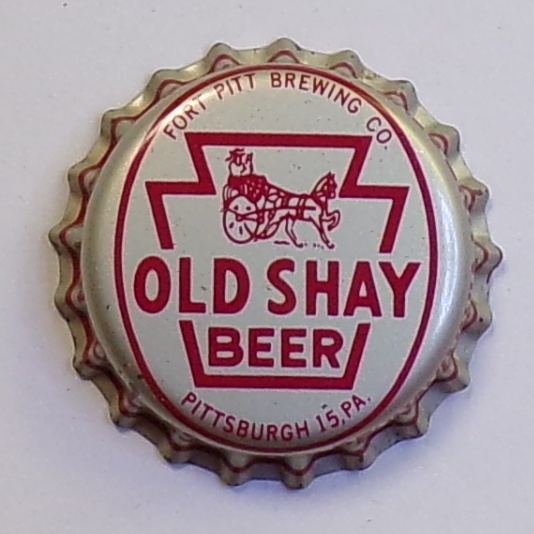 Old Shay Beer Cork-Backed Crown, Pittsburgh, PA
