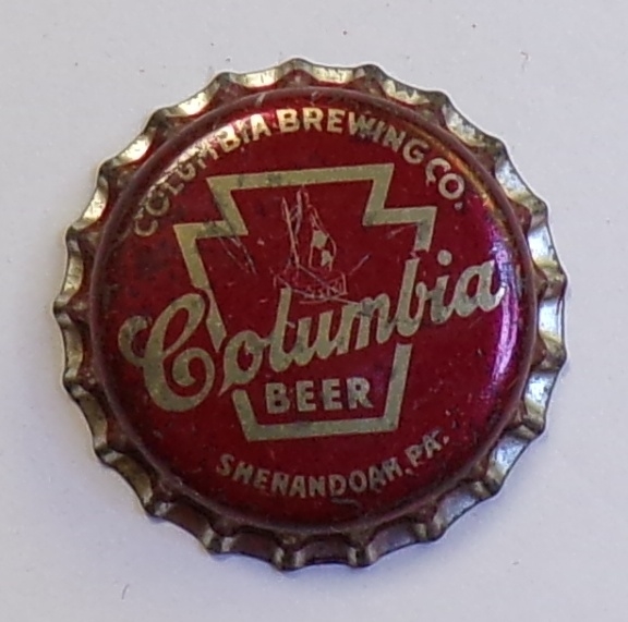 Columbia Cork-Backed Crown #1, Shenandoah, PA