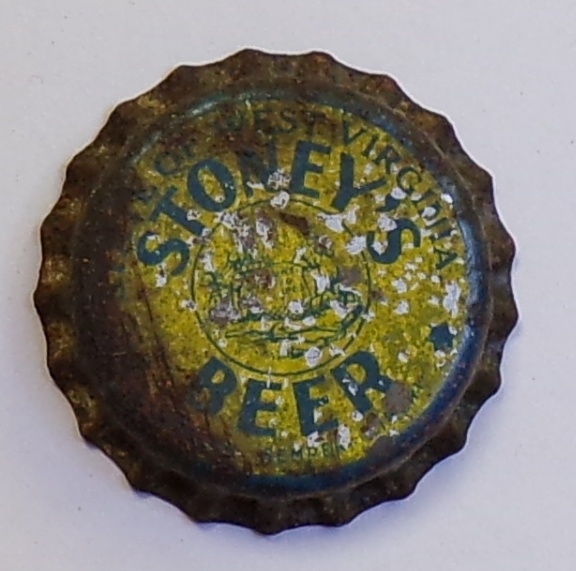 Stoney's Beer Cork-Backed Crown #1, Jones, Smithton, PA