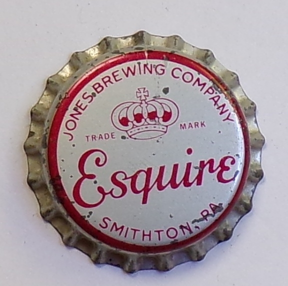 Esquire Beer Cork-Backed Crown #4, Jones, Smithton, PA