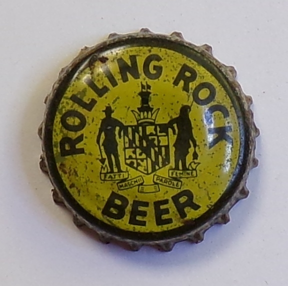 Rolling Rock Cork-Backed Crown #1, Latrobe, PA