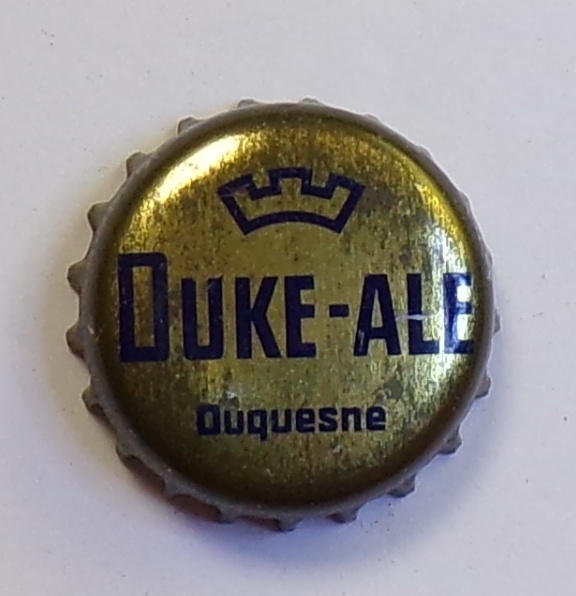Duke Ale Cork-Backed Crown, Pittsburgh, PA