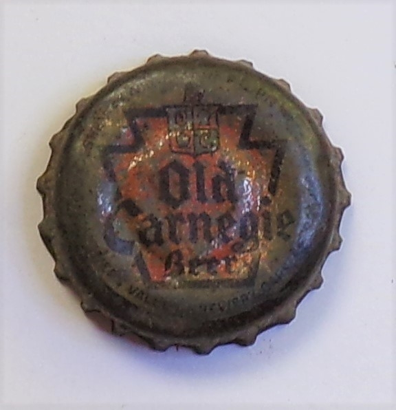 Old Carnegie Beer Cork-Backed Crown