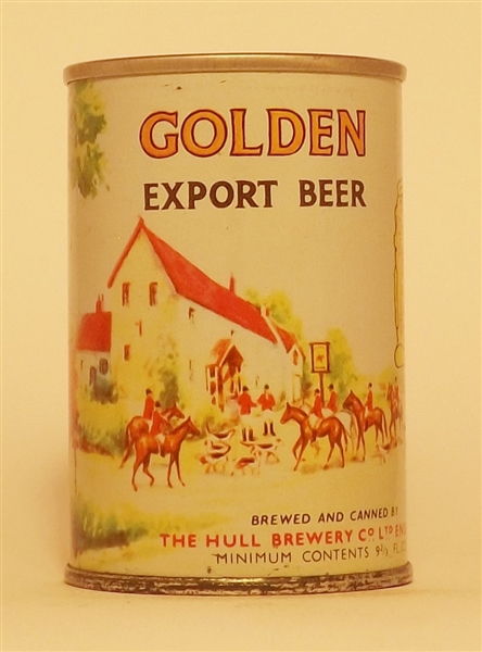 Golden Export Beer 9 2/3 Ounce Tab Top, England