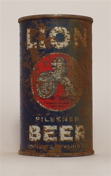 Lion Pilsener Beer flat top, New York, NY