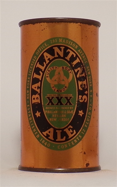 Ballantine's Ale flat top, Newark, NJ
