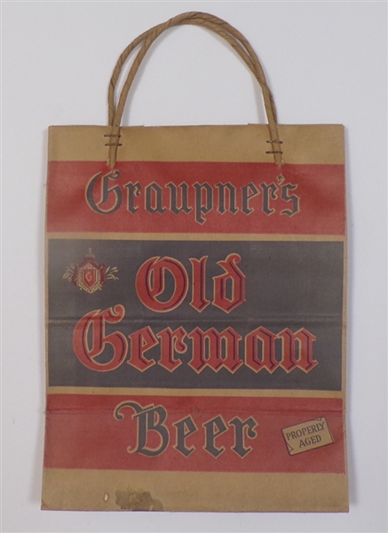 Jolly Scot / Old German Beer Bag, Graupners, Harrisburg, PA