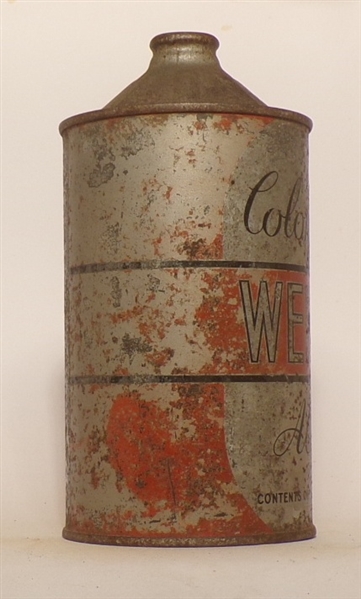 Colonial Wehle Ale Quart Cone Top, USBC 220-16