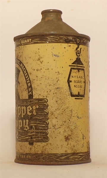 Old Topper Snappy Ale Quart Cone Top, USBC 216-10