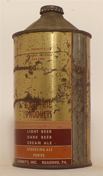 Sunshine Light Beer Quart Cone Top, USBC 219-12
