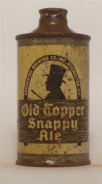 Old Topper Snappy Ale Cone Top
