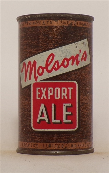 Molson's Ale Flat Top - Canada