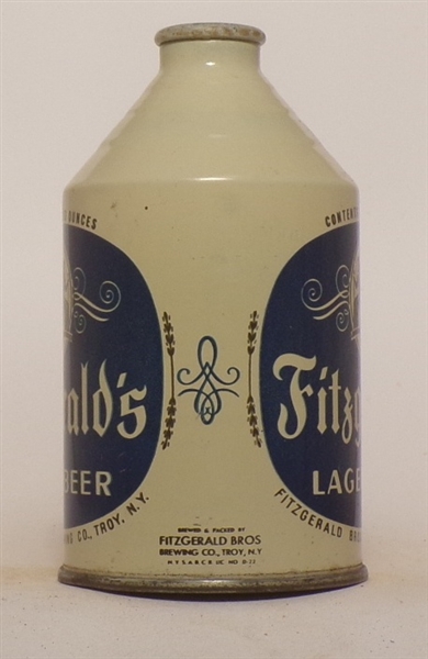 Fitzgerald's Lager Beer Crowntainer