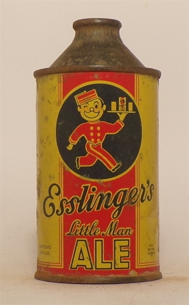 Esslinger's Little Man Flat Bottom Cone Top