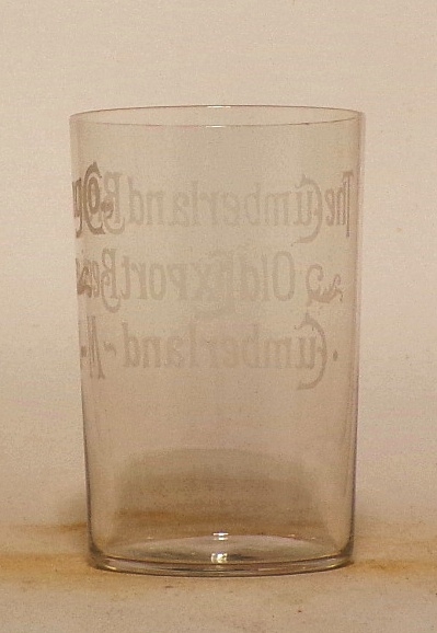 Cumberland Brewery Etched Glass, Cumberland, MD