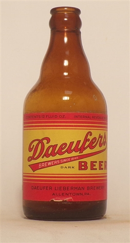Daeufers Beer Steinie Bottle