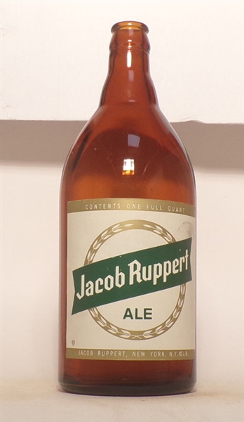 Jacob Ruppert Quart Bottle