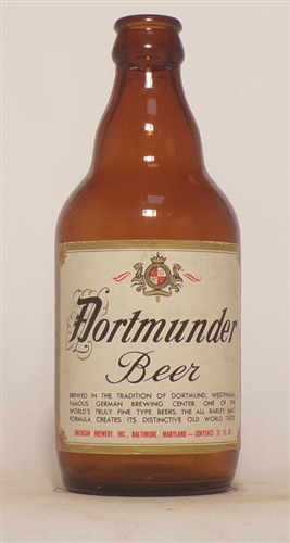 Dortmunder Beer Steinie Bottle