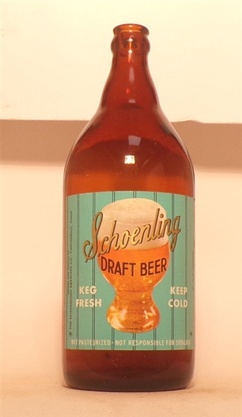 Schoenling Draft Beer Quart Bottle