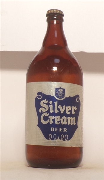 Silver Cream Quart Bottle