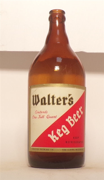 Walter's Keg Beer Quart Bottle