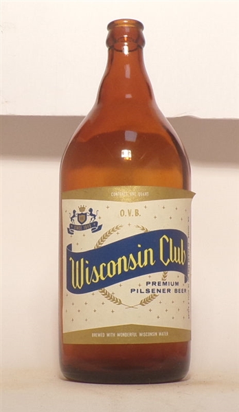 Wisconsin Club Quart Bottle