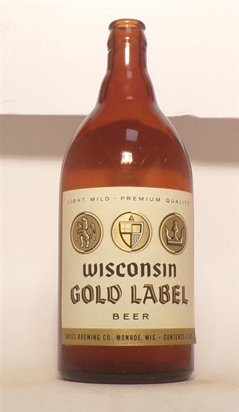 Wisconsin Gold Label Quart Bottle