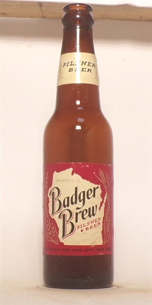Badger Brew 12 Ounce Bottle