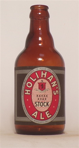 Holihans Ale Steinie Bottle